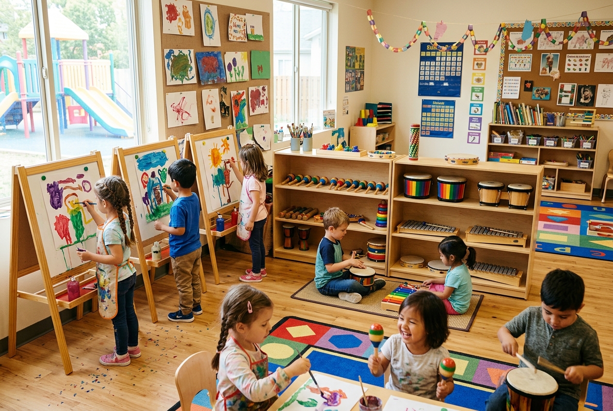 Early Childhood Sensory & Art Corner